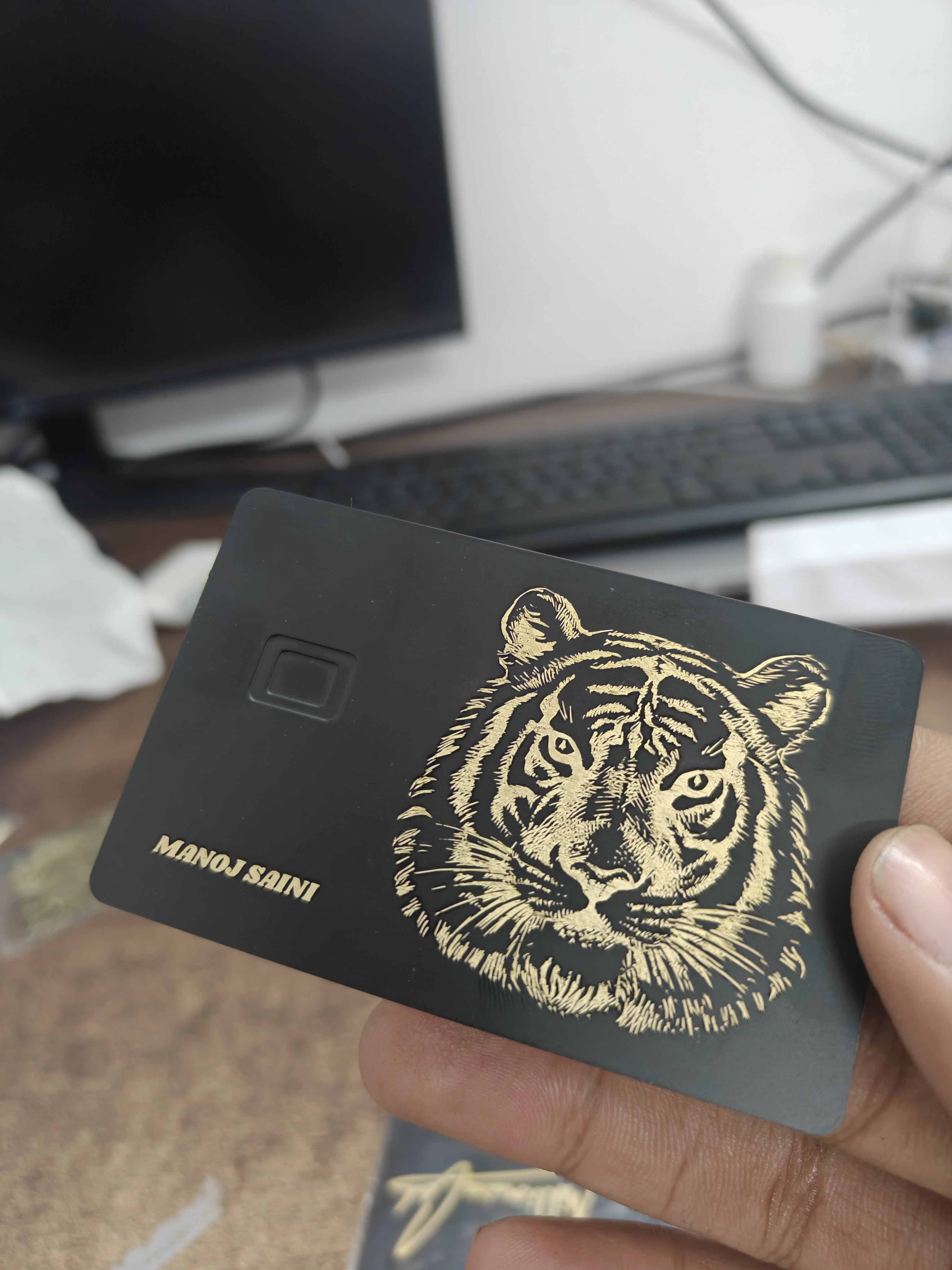 Real metal card design 11