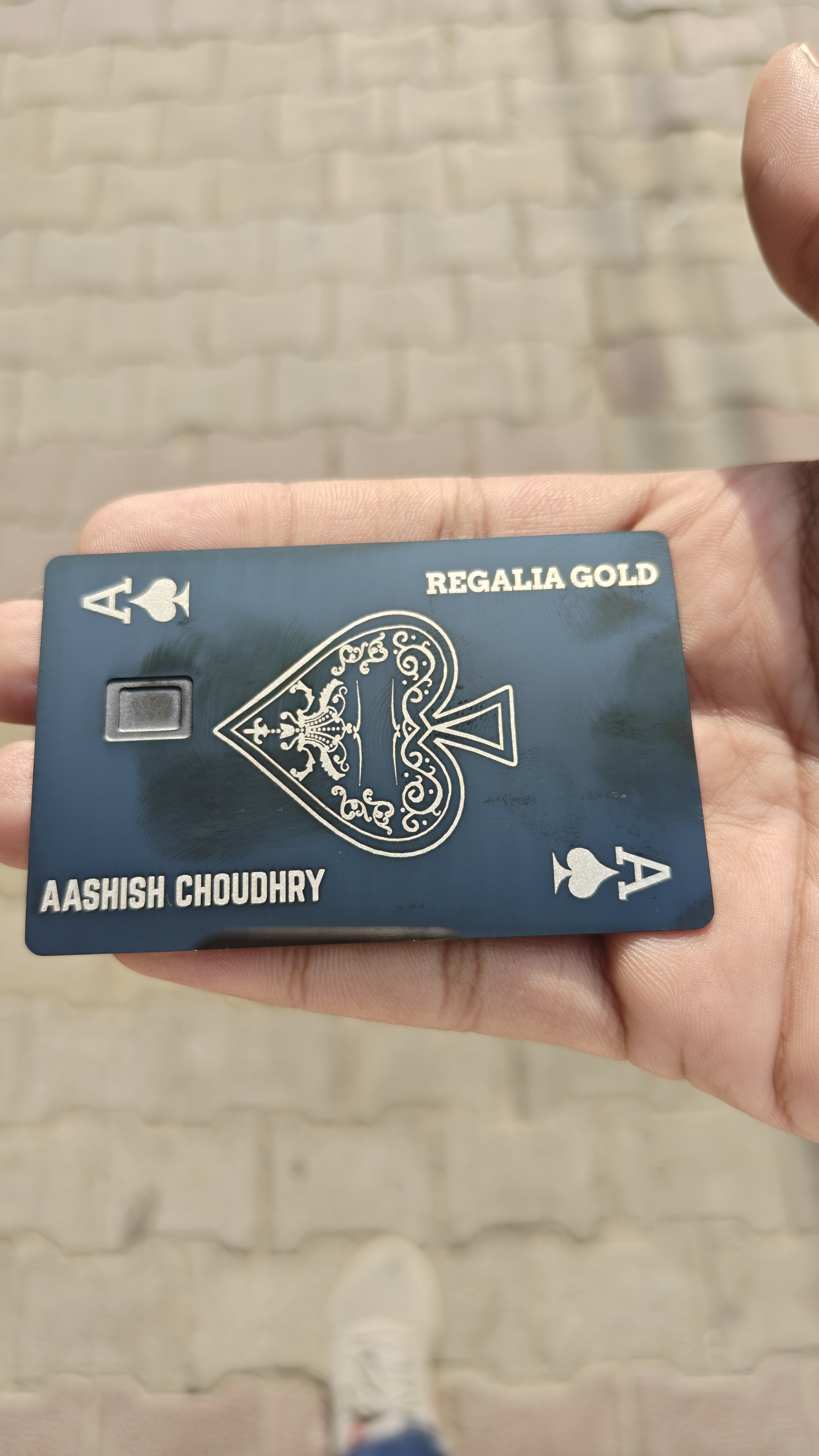 Real metal card design 38